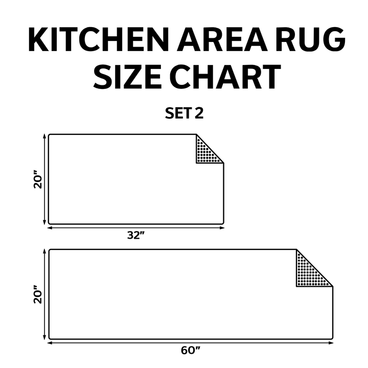 Tappeto da cucina antiscivolo con fiori delicati NCU0DK11082