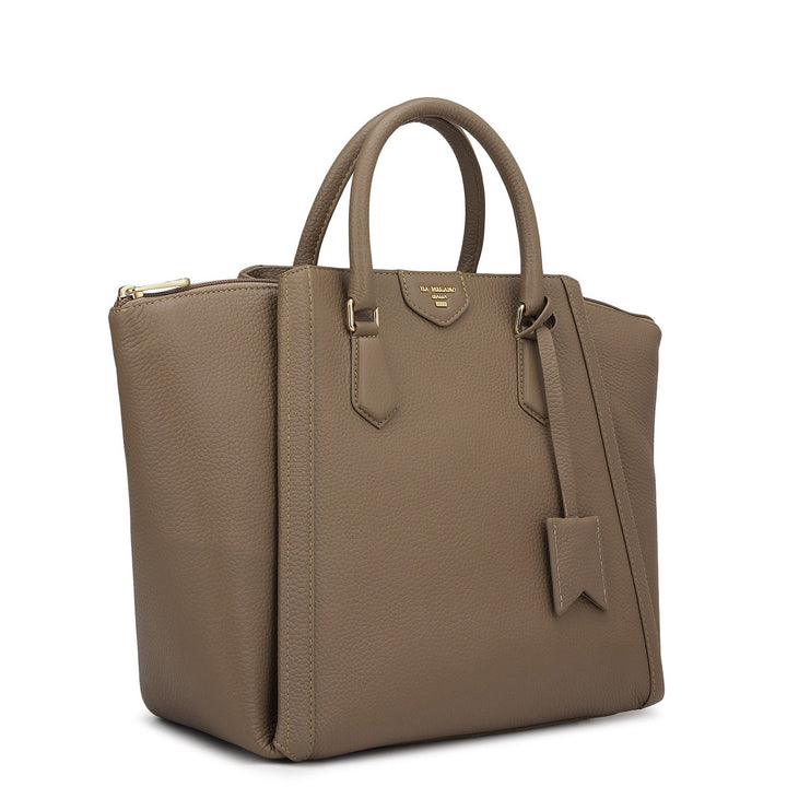 Élégance Paris - Borsa a Tracolla in Pelle Cerata Classica