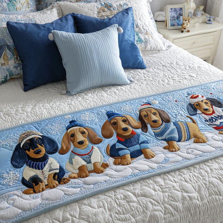Piccolo Copriletto Trapuntato per Dachshund NCU0TH3546