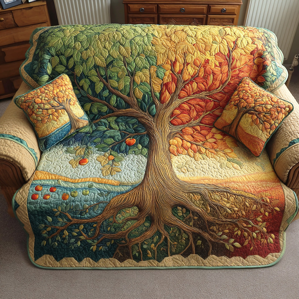 Copertura per Divano Trapuntata Albero della Vita NCU0VT370