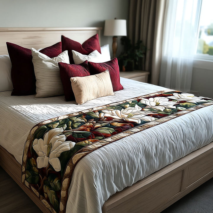 Runner da Letto Trapuntato Magnolia Memories NCU0PT7892