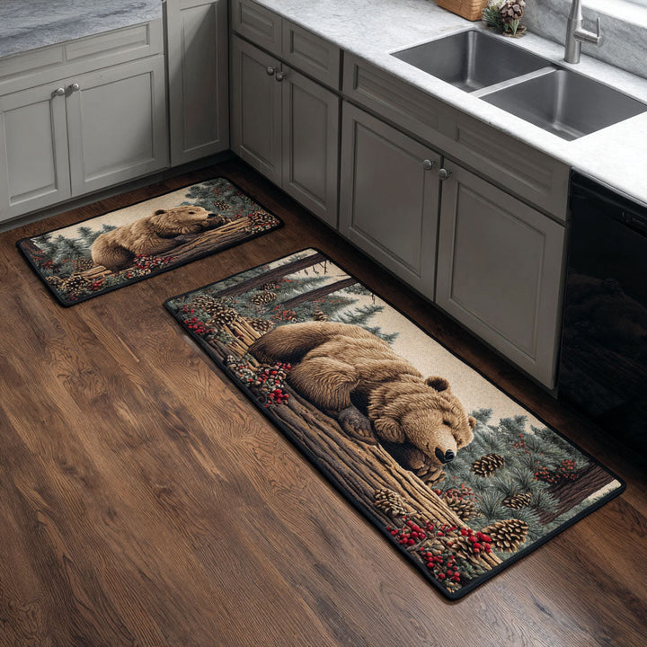 Tappeto da cucina antiscivolo con orso maestoso NCU0DK11675