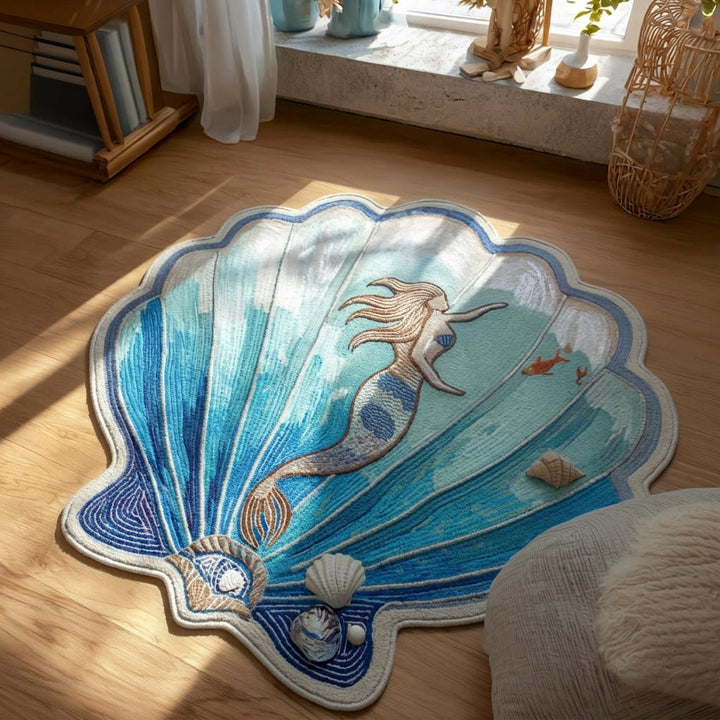 Tappeto Area a Forma Personalizzata Laguna delle Sirene NCU0DV9647