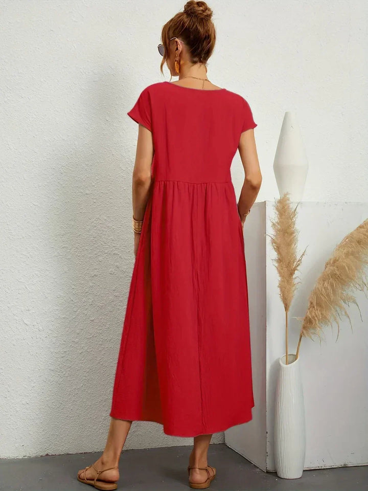 Abito midi fluido Gabrielle da donna - Maria Milano