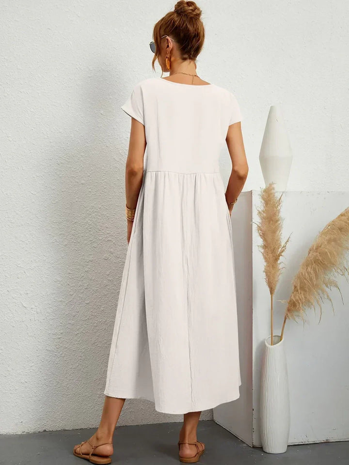 Abito midi fluido Gabrielle da donna - Maria Milano