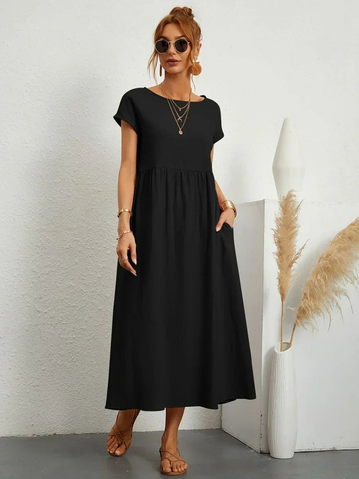 Abito midi fluido Gabrielle da donna - Maria Milano