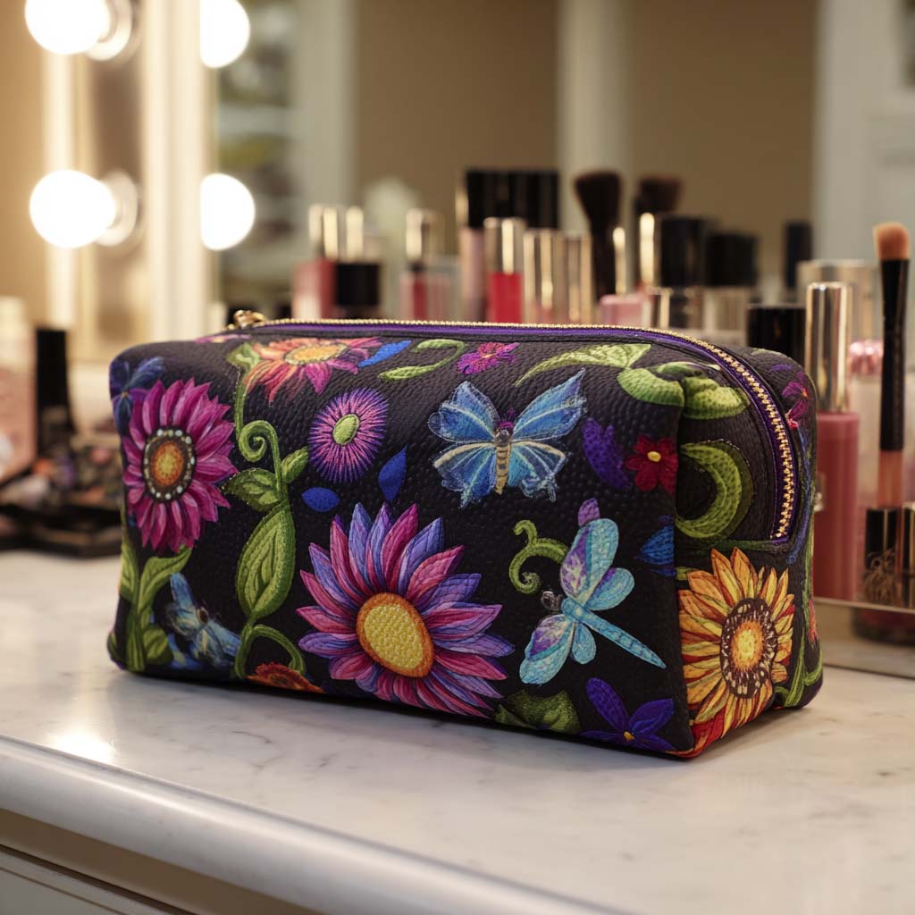 Beauty case trapuntato con luce del mattino NCU0NT10234