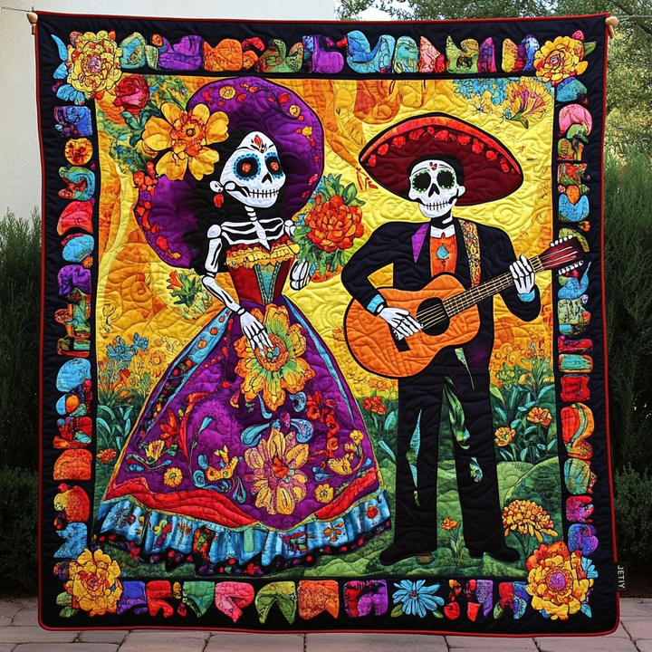 Coperta Trapuntata Dia De Los Muertos NCU0PD563