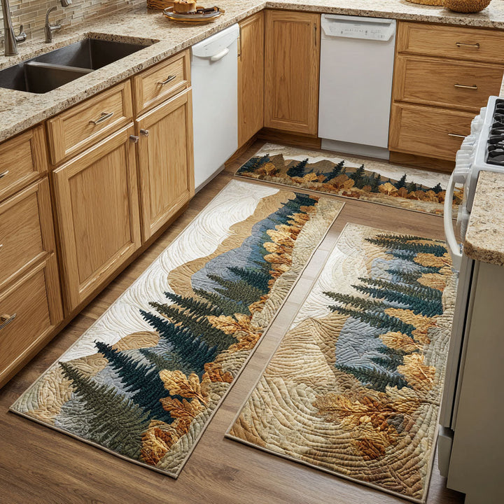 Tappeto da cucina antiscivolo con paesaggio naturale NCU0DK11686