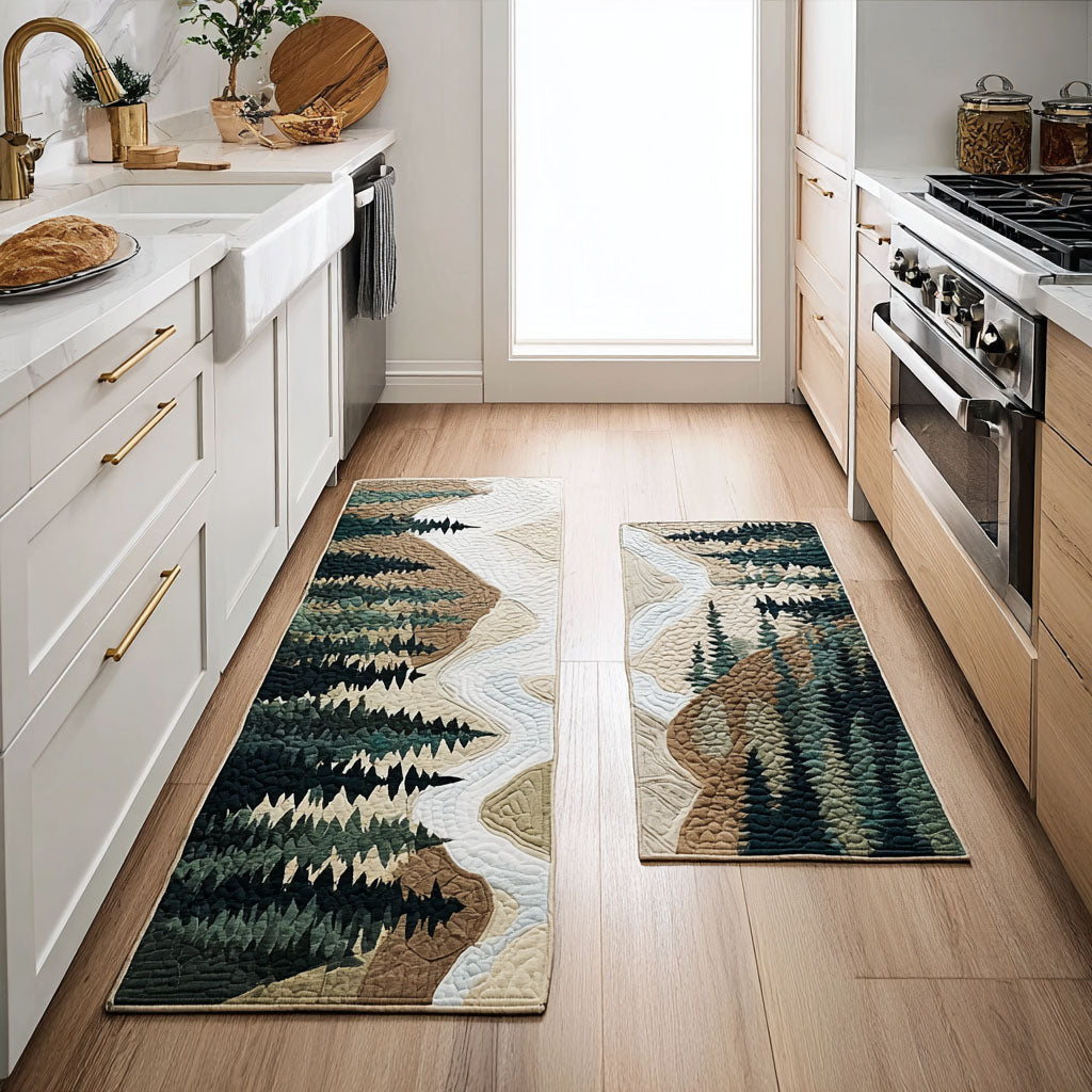 Tappeto da cucina antiscivolo con paesaggio naturale NCU0DK11539