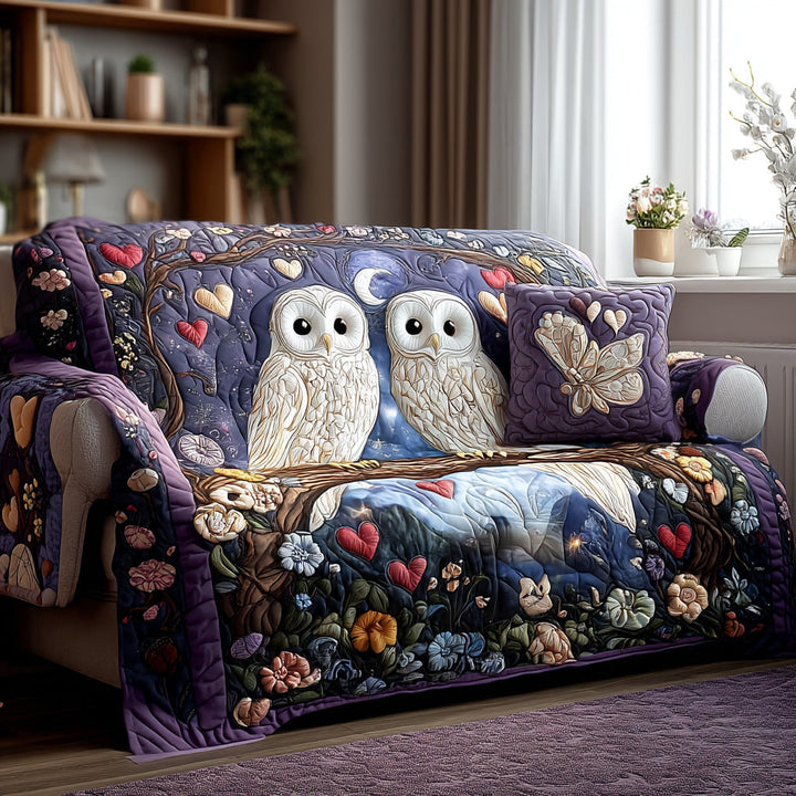 Copertura per Divano Trapuntata Nightfall Owls NCU0PT10943