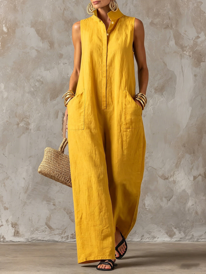Jerline | Tuta Elegante Senza Maniche