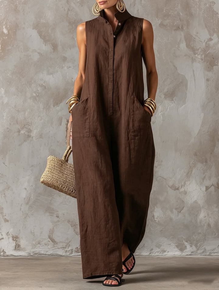 Jerline | Tuta Elegante Senza Maniche