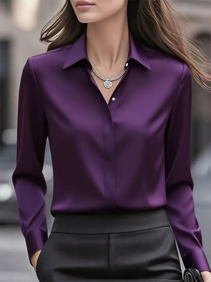 LUNA | BLUSA ELEGANTE IN SETA