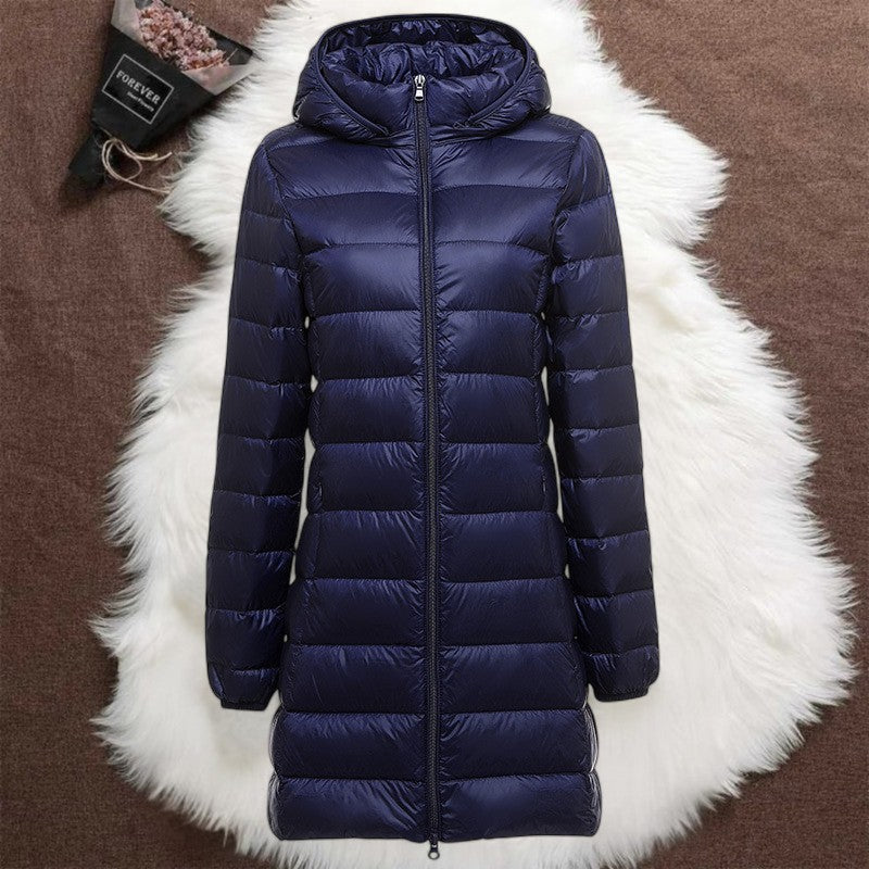 Helsa | Giacca lunga imbottita - Blu navy