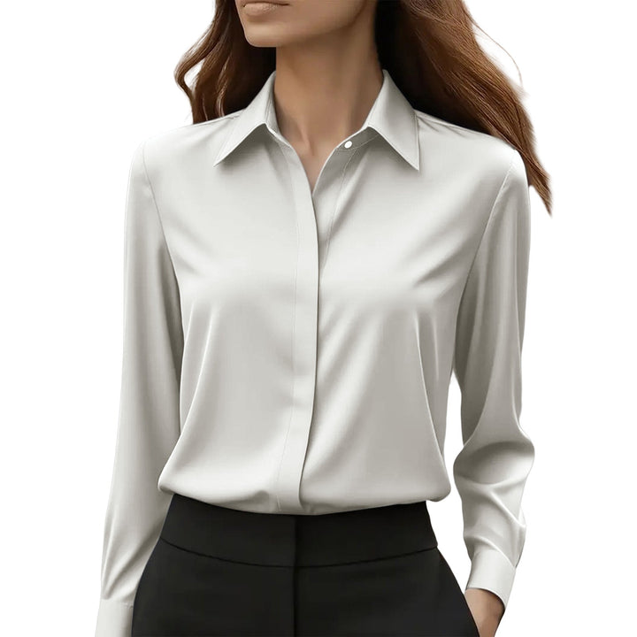 LUNA | BLUSA IN SETA DAL TAGLIO CLASSICO