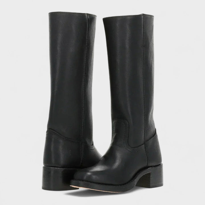 Rhonda™ | Stivali Alti in Pelle