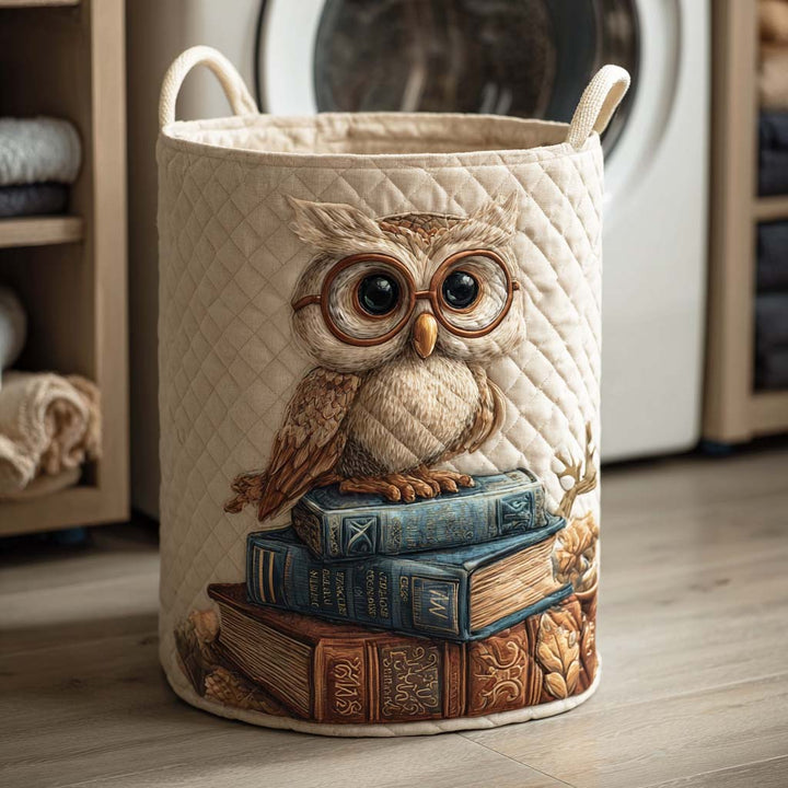 Cesto della Lavanderia Trapuntato Owl Chapter NCU0NTD124