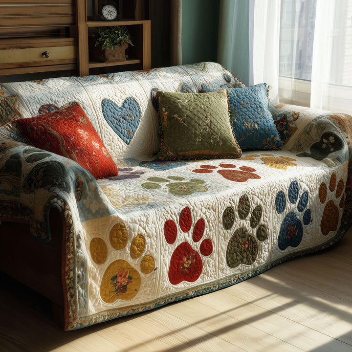 Copertura per Divano Trapuntata Pawful Comfort NCU0PT11006
