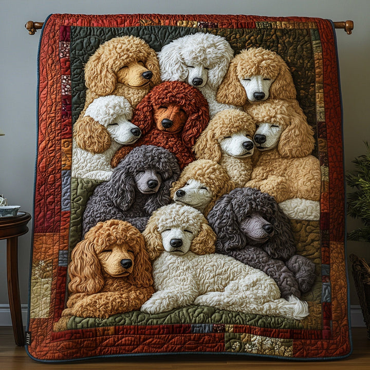 Coperta Trapuntata Posh Poodles NCU0PT2336