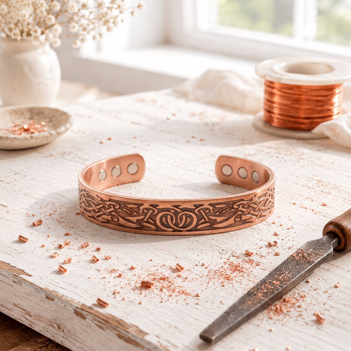 Bracciale in Rame con Nodi