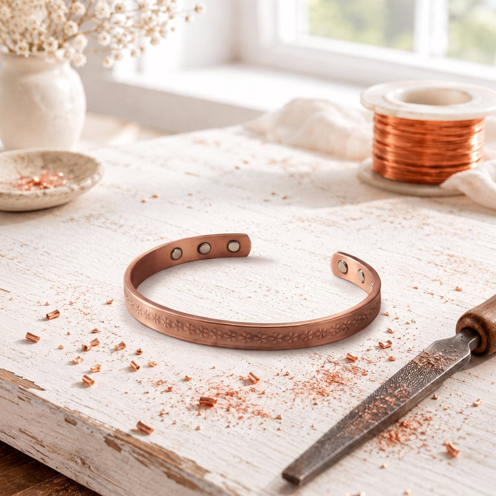 Bracciale in rame Daisy