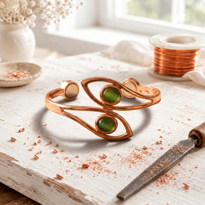 Bracciale in rame Frond