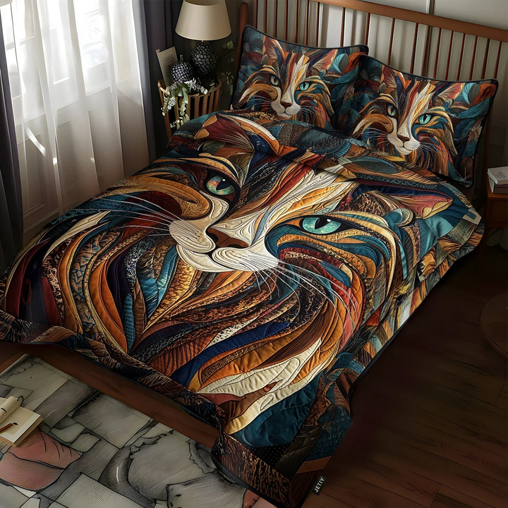 Coperta per letto trapuntata 3 pezzi - Dolce Dondolio