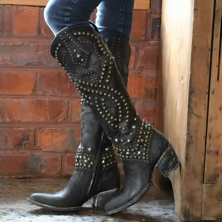 Rufa™ | Stivali Western con Borchie