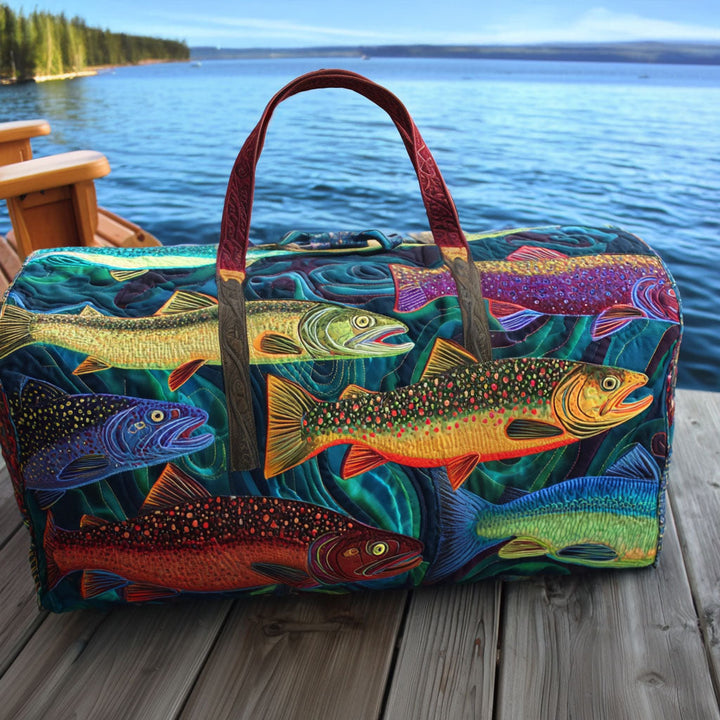 Borsa da viaggio trapuntata Rainbow Trout NCU0PT9016