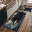 Tappeto da cucina antiscivolo con ruscello e natura NCU0TD1417