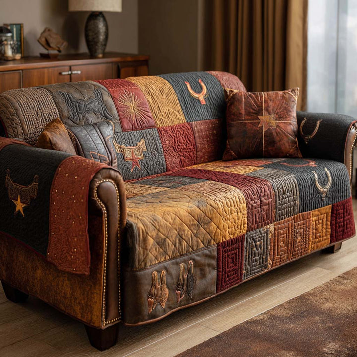 Copertura per Divano Trapuntata Rustic Rodeo NCU0XD2122