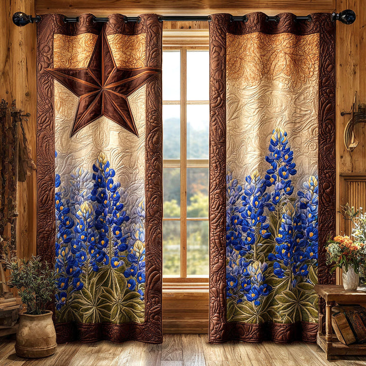Tende Trapuntate Rustic Star Bloom NCU0TV1393