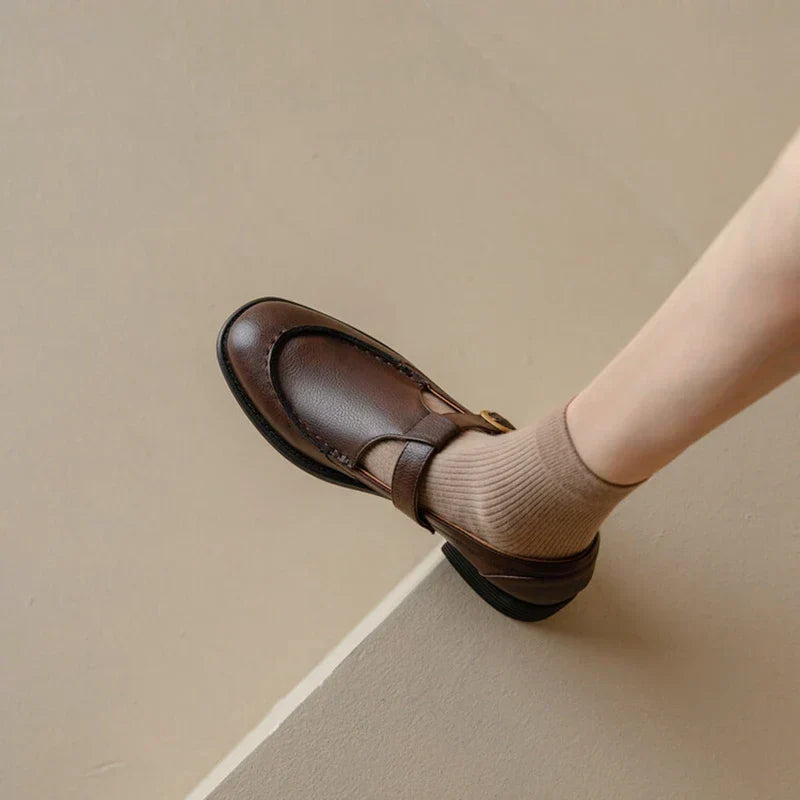 Nancy | Scarpe in Pelle d’Ispirazione Retrò