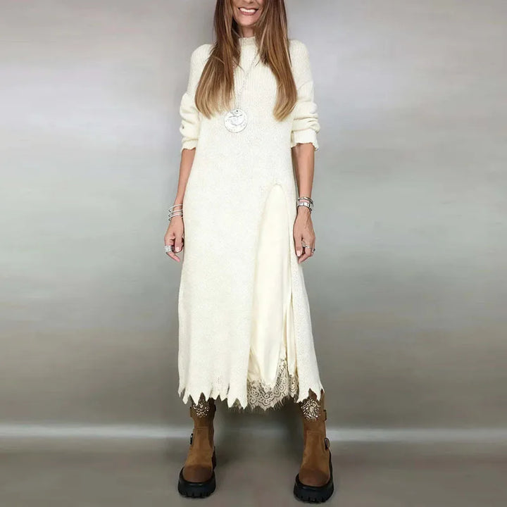 Evalina | Set elegante in maglia e pizzo