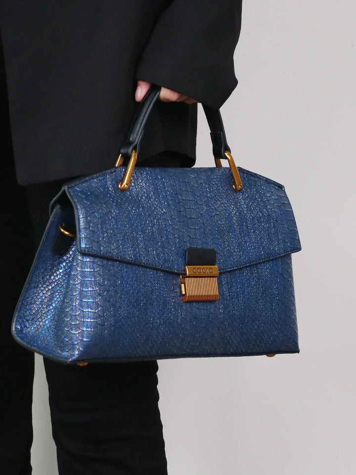 SELENE | BORSA IN PELLE DI PITONE