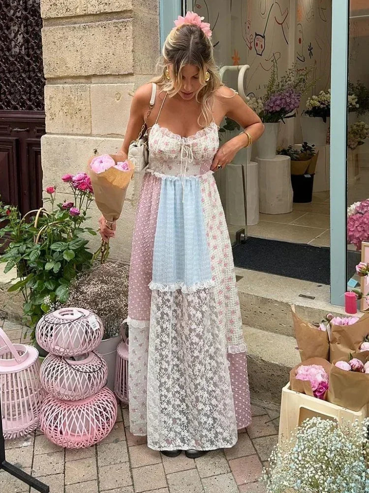 Abito estivo patchwork Isabella da donna - Maria Milano