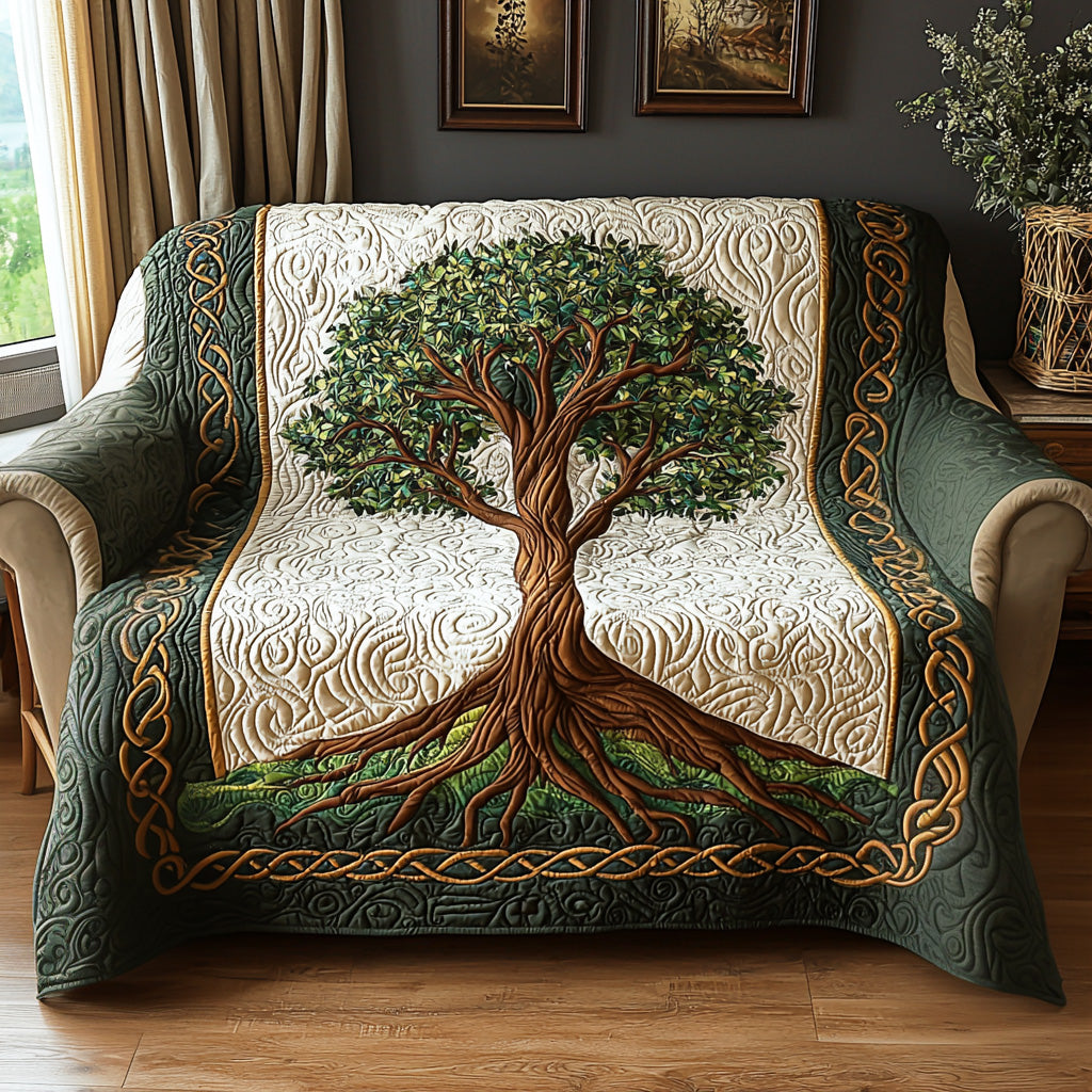 Copertura per Divano Trapuntata Albero della Vita NCU0VT370