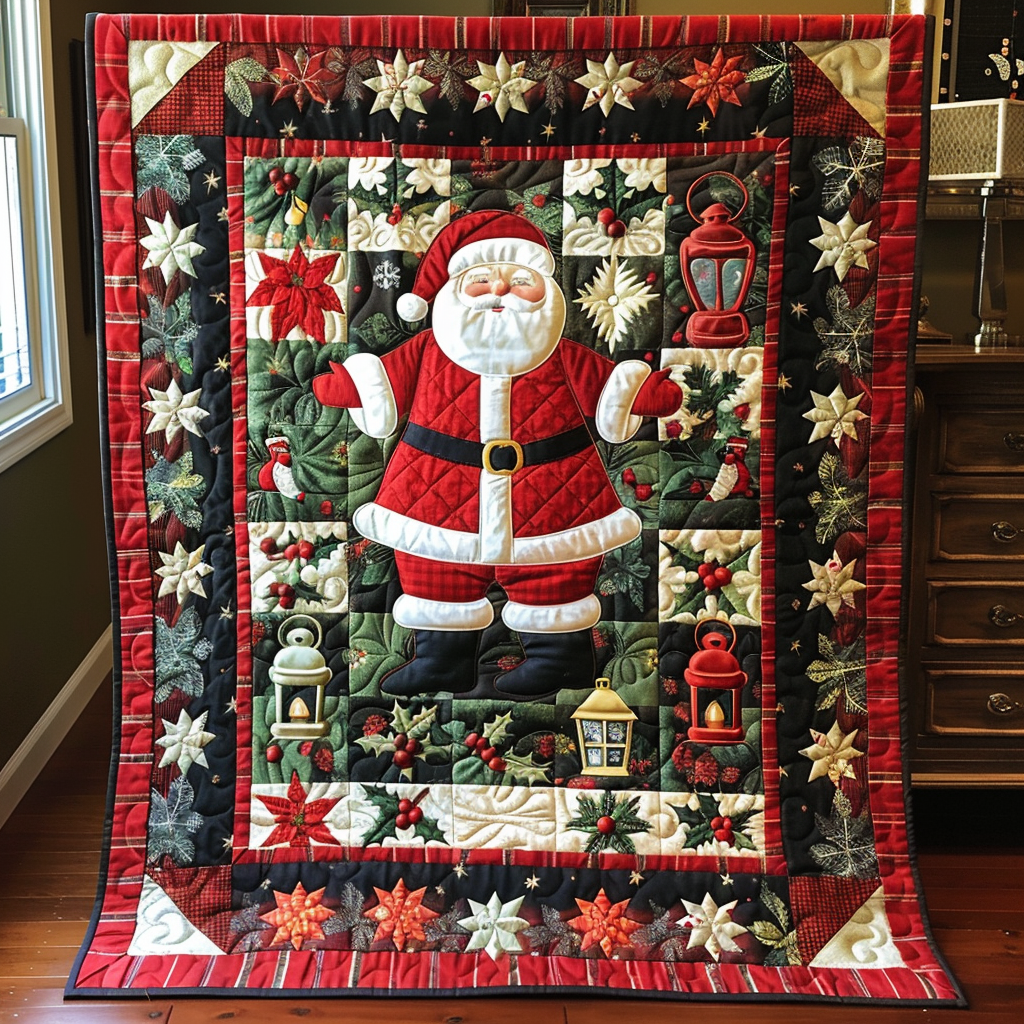 Coperta Trapuntata di Babbo Natale NCU0NT079