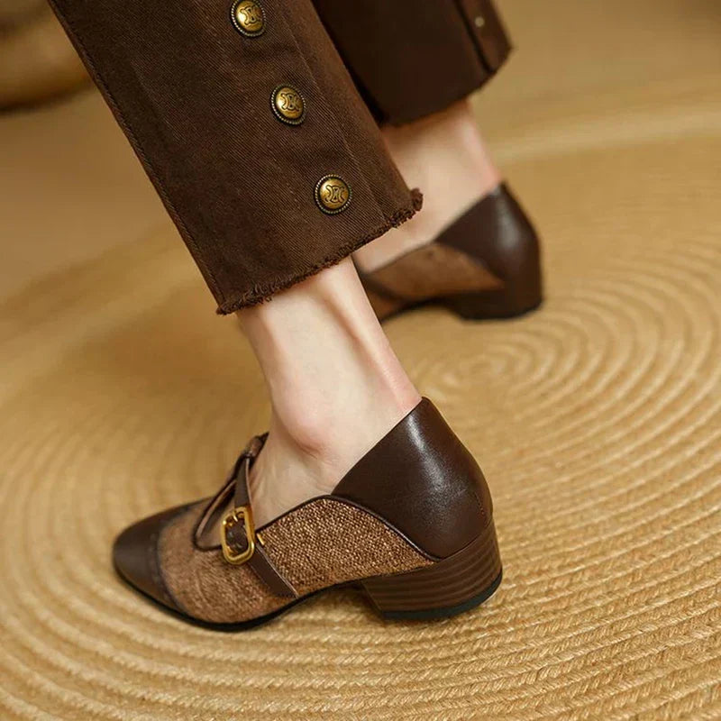 Mora | Scarpe Vintage con Cinturino a T