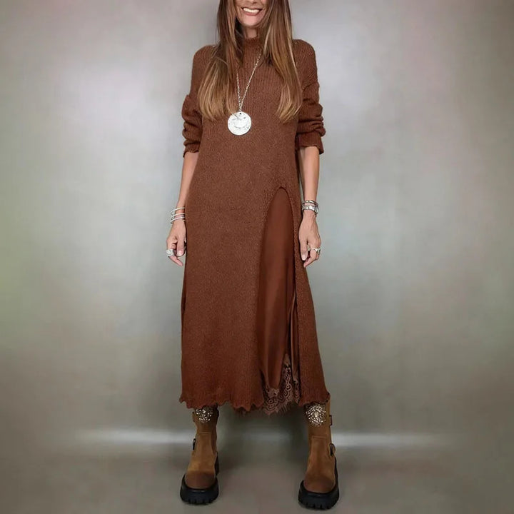 Evalina | Set elegante in maglia e pizzo