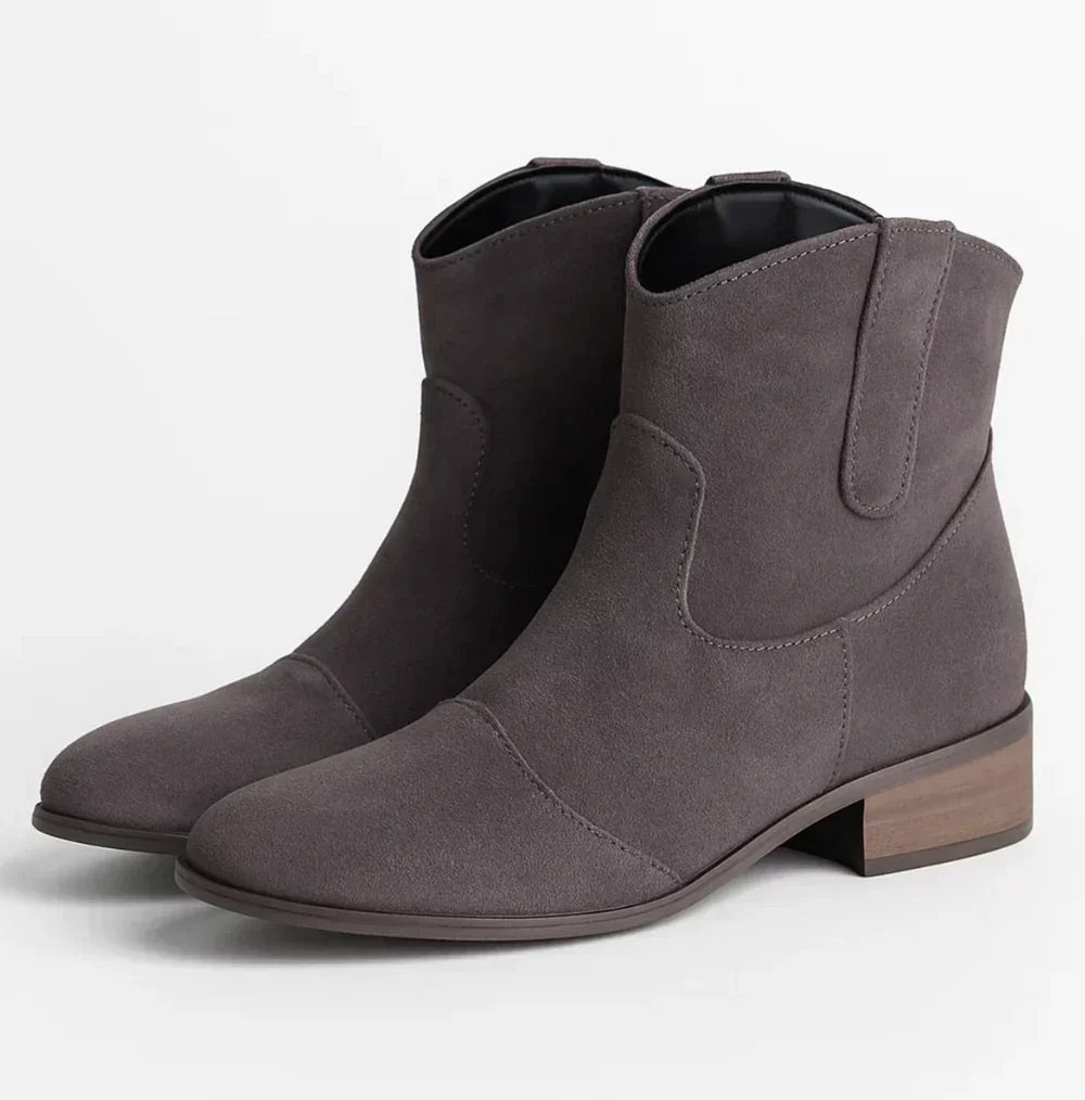 SUEDELLEA | STIVALI WESTERN IN CAMOSCIO