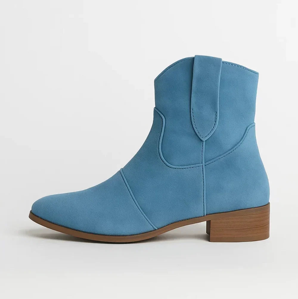 SUEDELLEA | STIVALI WESTERN IN CAMOSCIO