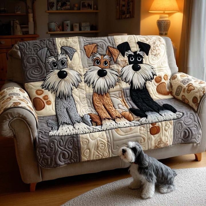 Copertura per Divano Trapuntata Schnauzer Spirit NCU0NT11475