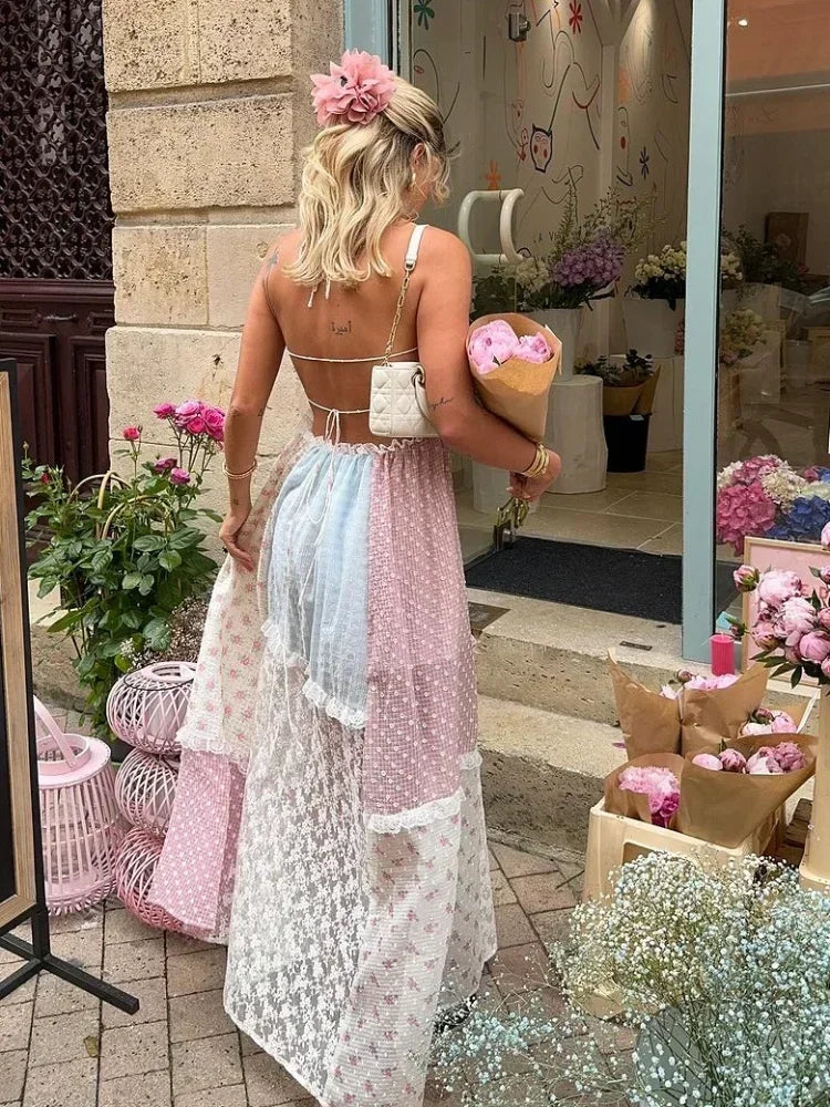 Abito estivo patchwork Isabella da donna - Maria Milano