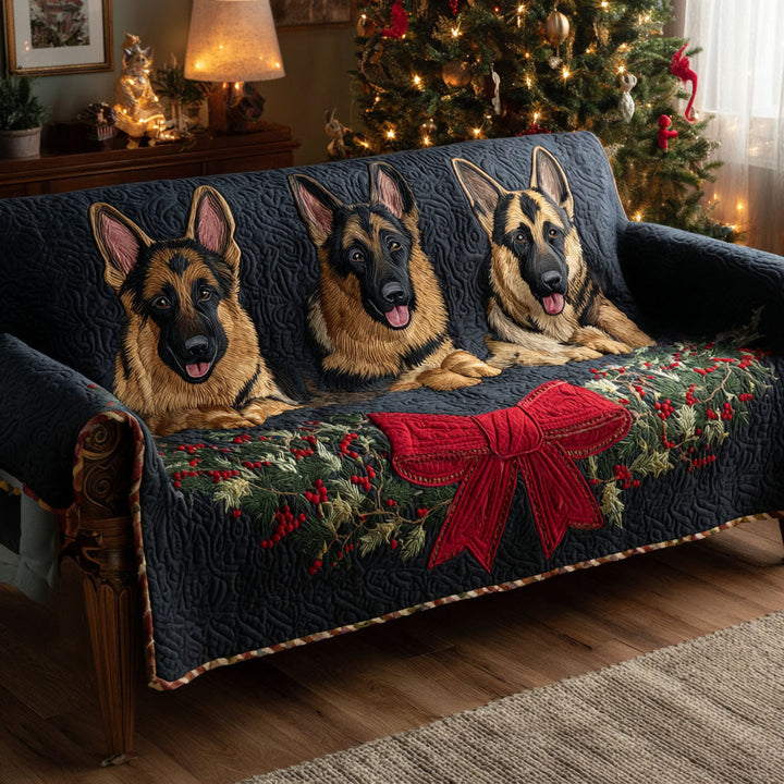Copertura per Divano Trapuntata Shepherd Winter Bow NCU0TV950