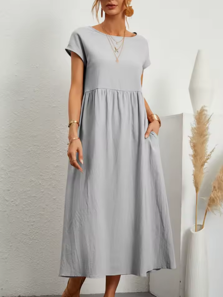Abito midi fluido Gabrielle da donna - Maria Milano
