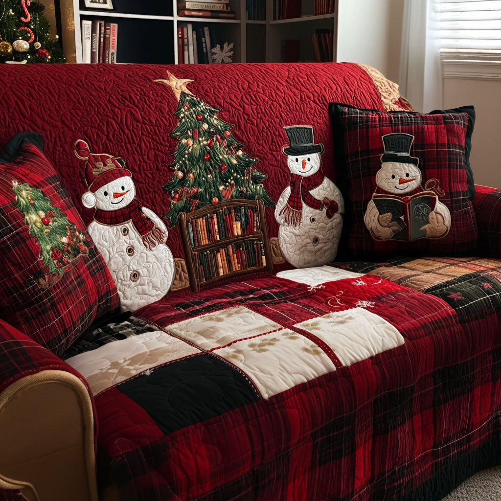 Copertura per Divano Trapuntata Snowman Harmony NCU0PT9891