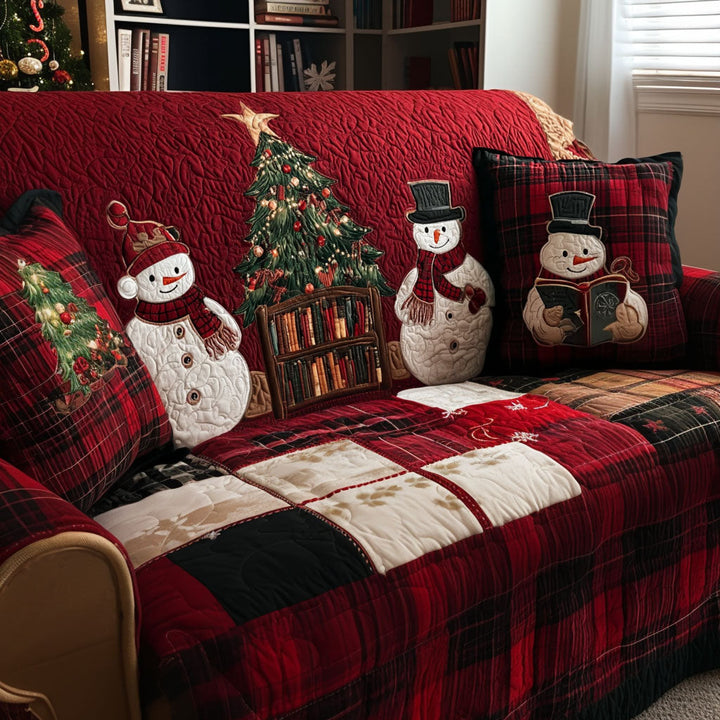 Copertura per Divano Trapuntata Snowman Harmony NCU0PT9891