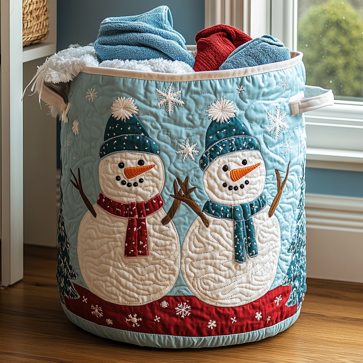 Cesto per la Biancheria Trapuntato Snowman Wonder NCU0DDK1070